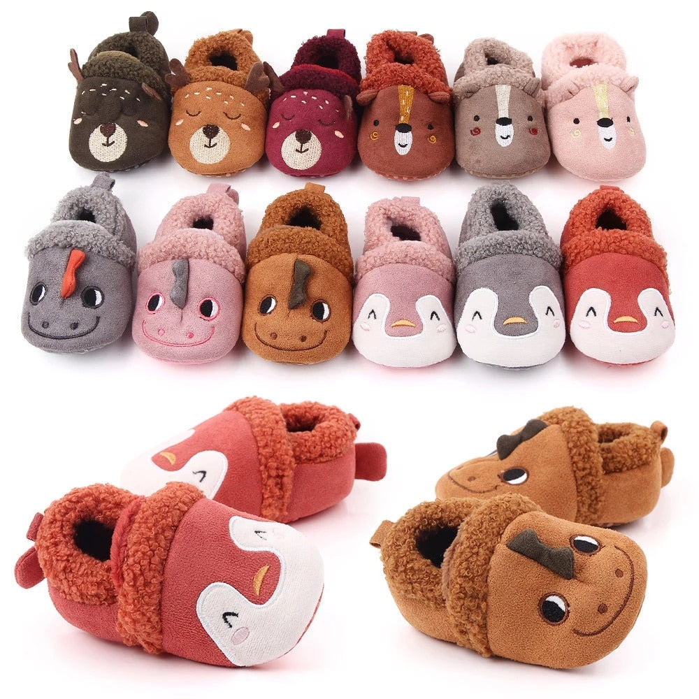 Cute Animal (Anti-slip) Baby Slippers